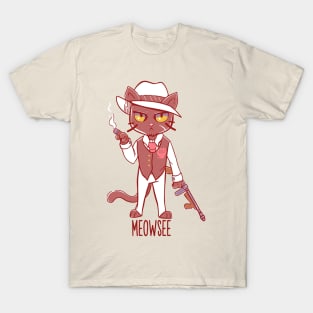 Meowsee Mafia Cat T-Shirt